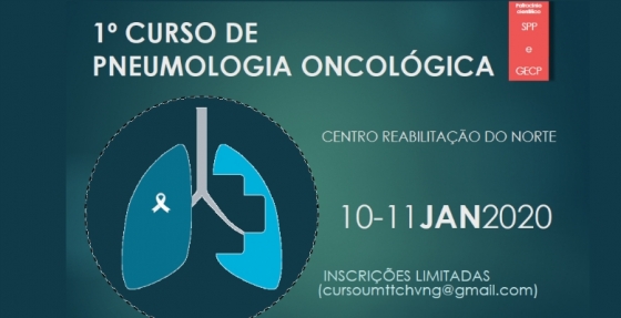 Já se inscreveu no 1.º Curso de Pneumologia Oncológica?