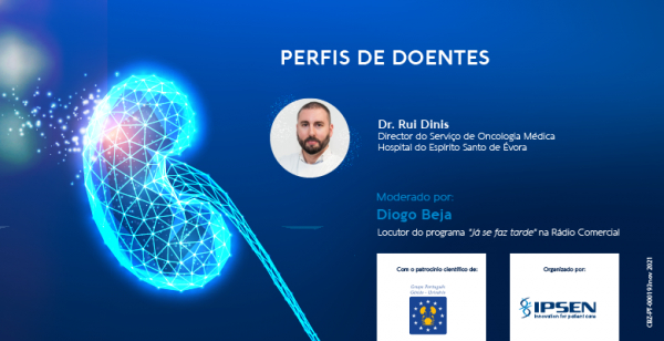 Dr. Rui Dinis analisa em podcast os perfis dos doentes com carcinoma das células renais
