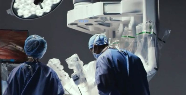 Novo sistema robótico da Vinci para a cirurgia do cancro da próstata